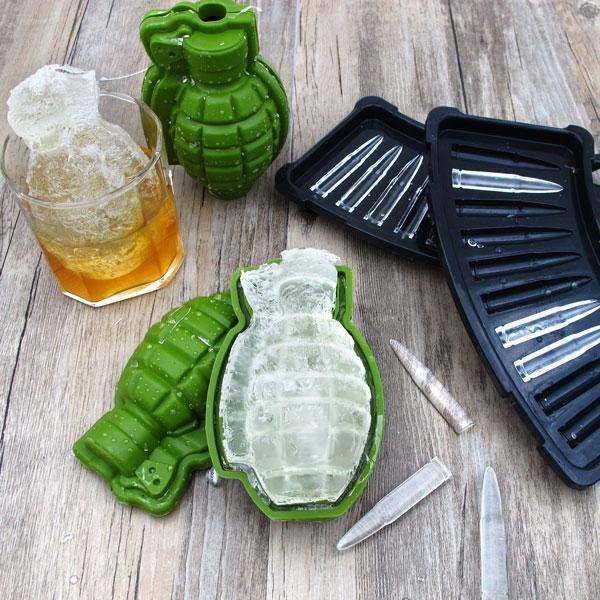 Grenade Ice Cube Mold