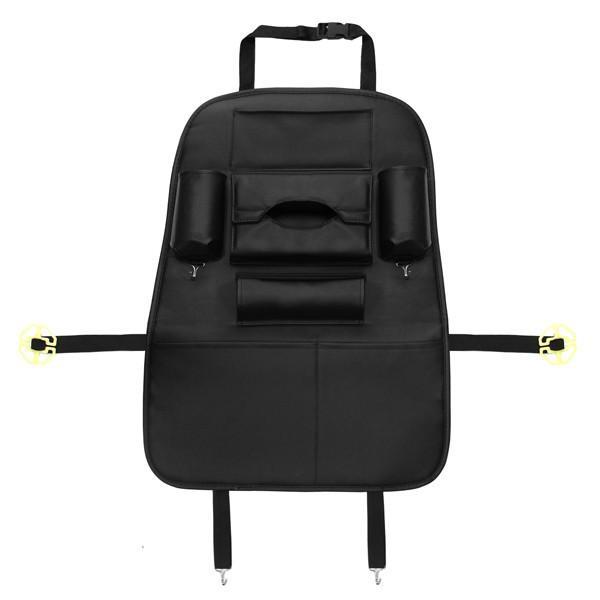 Faux Leather Car Back Seat Organizer