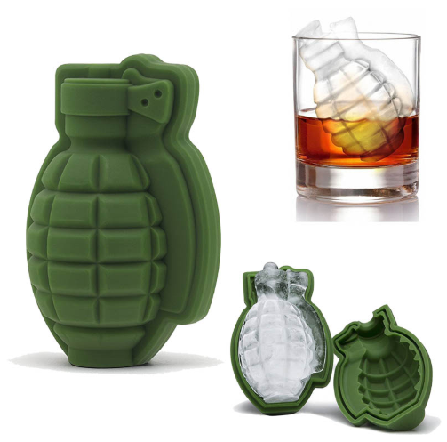 Grenade Ice Cube Mold